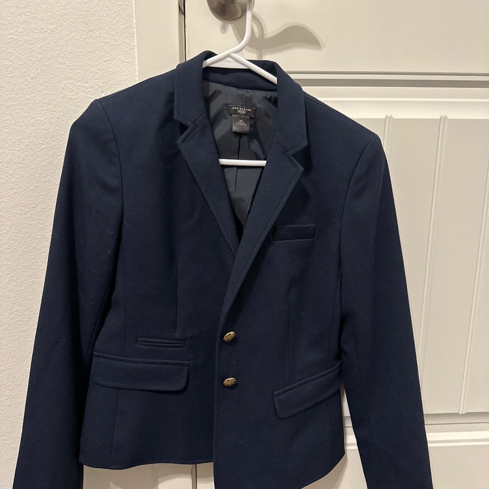 Ann Taylor Navy Suit Jacket